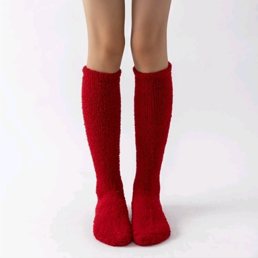 Knee High Fuzzy Socks